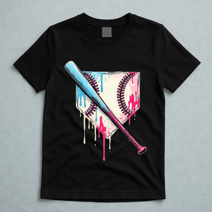 Cool Sport B.A.S.E.B.A.L.L Home Plate Drip With Sprinkles Drip T-Shirt