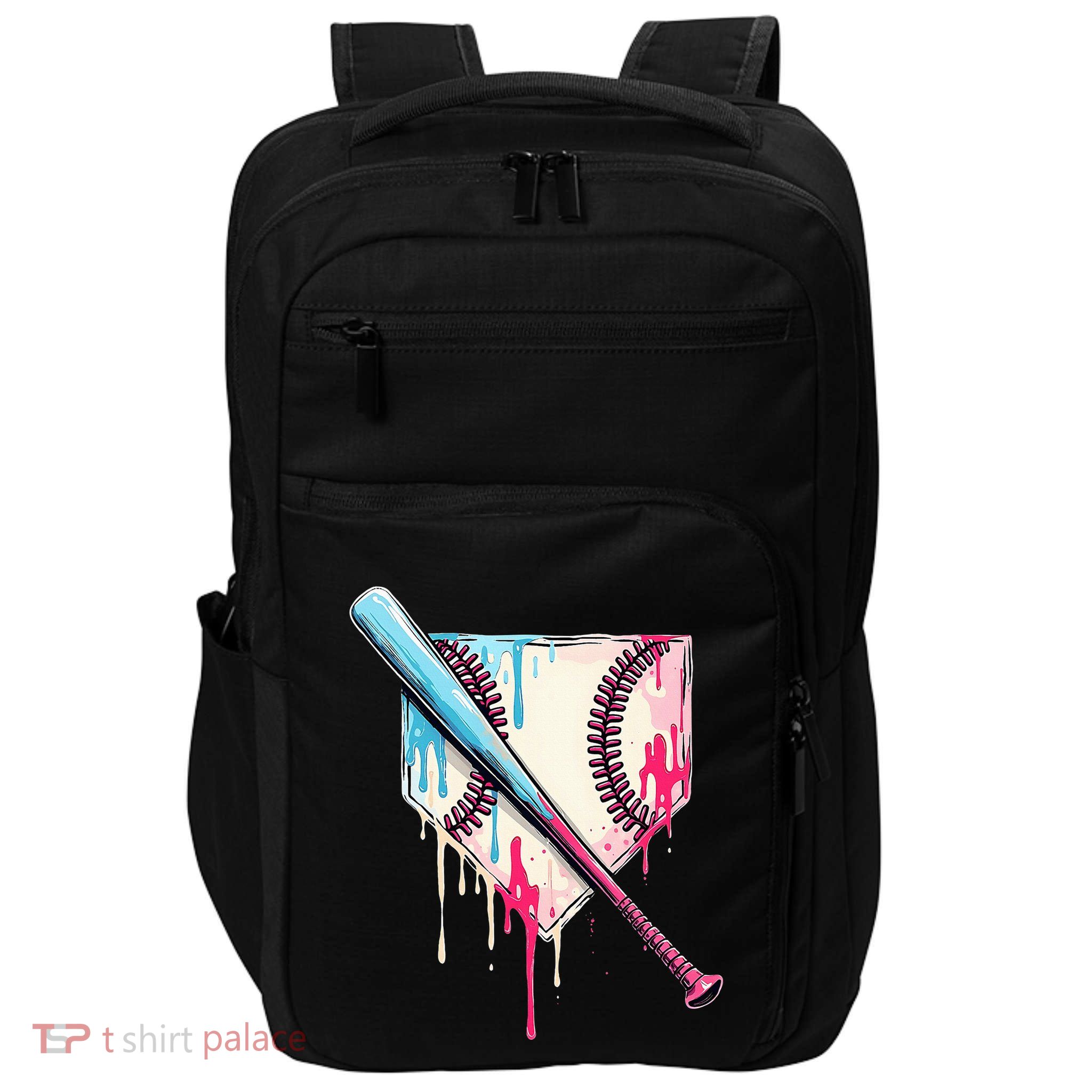 Cool Sport B.A.S.E.B.A.L.L Home Plate Drip With Sprinkles Drip Impact Tech Backpack