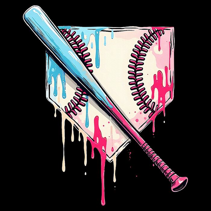 Cool Sport B.A.S.E.B.A.L.L Home Plate Drip With Sprinkles Drip Sustainable Bucket Hat