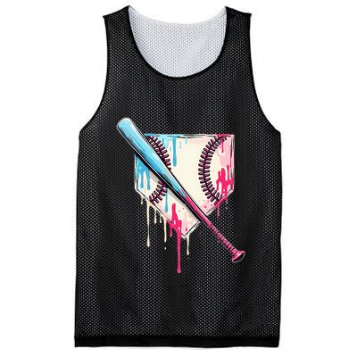 Cool Sport B.A.S.E.B.A.L.L Home Plate Drip With Sprinkles Drip Mesh Reversible Basketball Jersey Tank