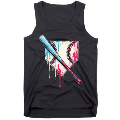Cool Sport B.A.S.E.B.A.L.L Home Plate Drip With Sprinkles Drip Tank Top