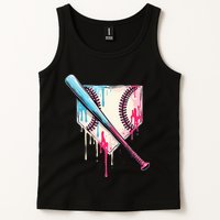 Cool Sport B.A.S.E.B.A.L.L Home Plate Drip With Sprinkles Drip Tank Top