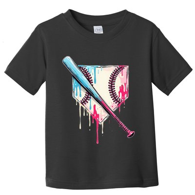 Cool Sport B.A.S.E.B.A.L.L Home Plate Drip With Sprinkles Drip Toddler T-Shirt