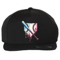 Cool Sport B.A.S.E.B.A.L.L Home Plate Drip With Sprinkles Drip Wool Snapback Cap