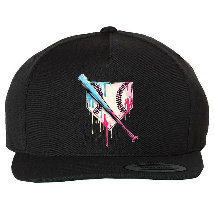 Cool Sport B.A.S.E.B.A.L.L Home Plate Drip With Sprinkles Drip Wool Snapback Cap