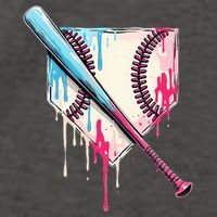 Cool Sport B.A.S.E.B.A.L.L Home Plate Drip With Sprinkles Drip Vector Backpack