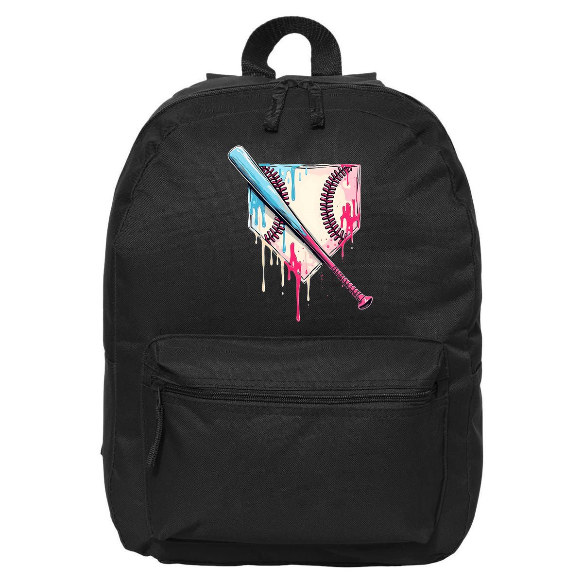 Cool Sport Baseball Home Plate Drip With Sprinkles Drip 16 in Basic Backpack