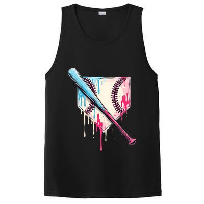 Cool Sport Baseball Home Plate Drip With Sprinkles Drip PosiCharge Competitor Tank