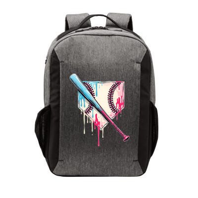 Cool Sport Baseball Home Plate Drip With Sprinkles Drip Vector Backpack
