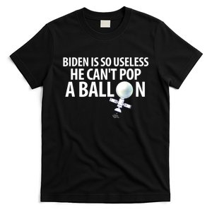 Chinese Spy Balloon Funny Surveillance Anti Joe Biden T-Shirt