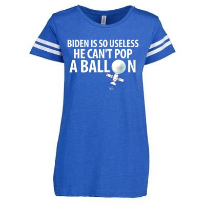 Chinese Spy Balloon Funny Surveillance Anti Joe Biden Enza Ladies Jersey Football T-Shirt