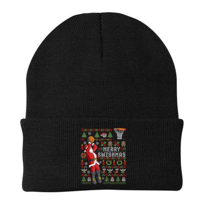 Cool Santa Basketball Merry Swishmas Beanie