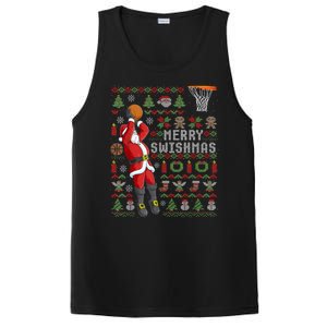 Cool Santa Basketball Merry Swishmas PosiCharge Competitor Tank