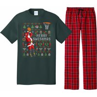 Cool Santa Basketball Merry Swishmas Pajama Set