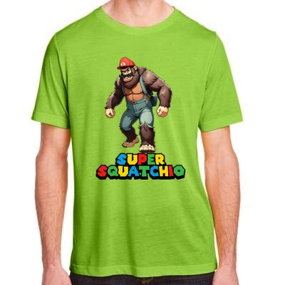 Cute Sasquatch Bigfoot Gamer Gaming Adult ChromaSoft Performance T-Shirt