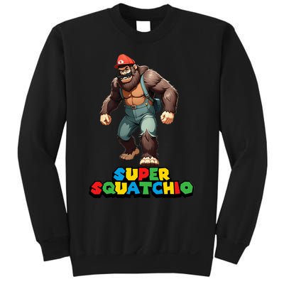 Cute Sasquatch Bigfoot Gamer Gaming Sweatshirt