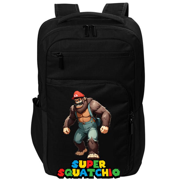 Cute Sasquatch Bigfoot Gamer Gaming Impact Tech Backpack