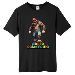 Cute Sasquatch Bigfoot Gamer Gaming Tall Fusion ChromaSoft Performance T-Shirt