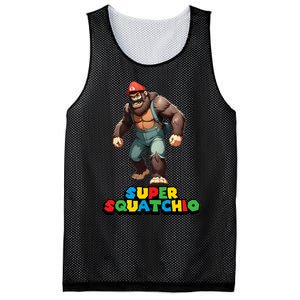 Cute Sasquatch Bigfoot Gamer Gaming Mesh Reversible Basketball Jersey Tank