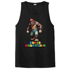 Cute Sasquatch Bigfoot Gamer Gaming PosiCharge Competitor Tank