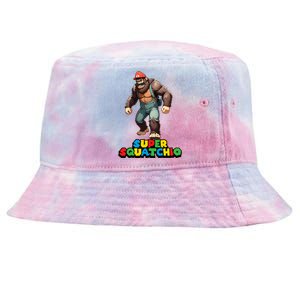 Cute Sasquatch Bigfoot Gamer Gaming Tie-Dyed Bucket Hat