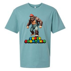 Cute Sasquatch Bigfoot Gamer Gaming Sueded Cloud Jersey T-Shirt