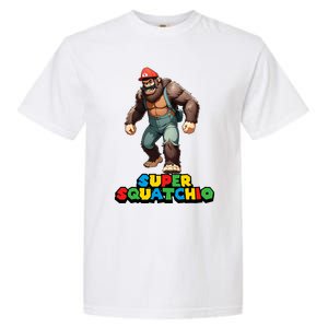 Cute Sasquatch Bigfoot Gamer Gaming Garment-Dyed Heavyweight T-Shirt