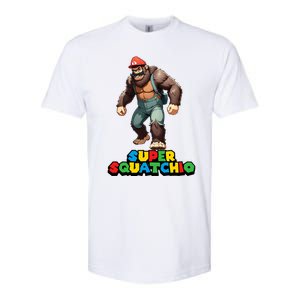 Cute Sasquatch Bigfoot Gamer Gaming Softstyle CVC T-Shirt