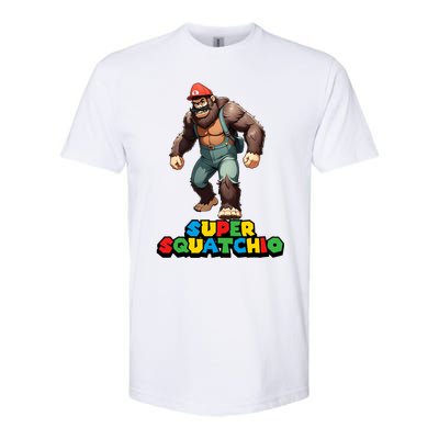 Cute Sasquatch Bigfoot Gamer Gaming Softstyle® CVC T-Shirt