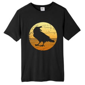 Crow Spooky Bird Halloween Gift Raven Tall Fusion ChromaSoft Performance T-Shirt