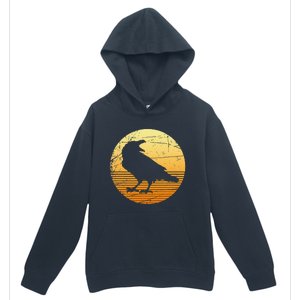 Crow Spooky Bird Halloween Gift Raven Urban Pullover Hoodie