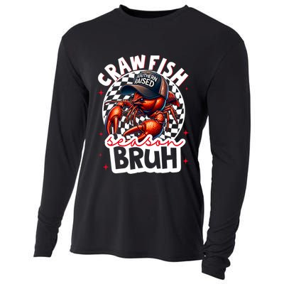Crawfish Season Bruh Crawfish Hat Boy Funny Seafood Festival Cooling Performance Long Sleeve Crew