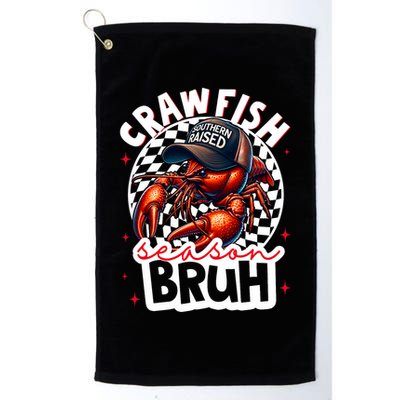 Crawfish Season Bruh Crawfish Hat Boy Funny Seafood Festival Golf Towel