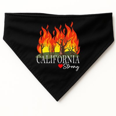 California Strong California Fire Gift USA-Made Doggie Bandana