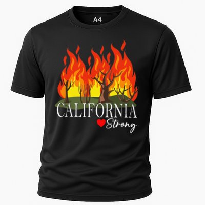 California Strong California Fire Gift Performance Shirt