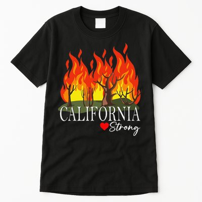 California Strong California Fire Gift Tall T-Shirt