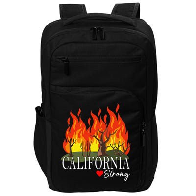 California Strong California Fire Gift Impact Tech Backpack