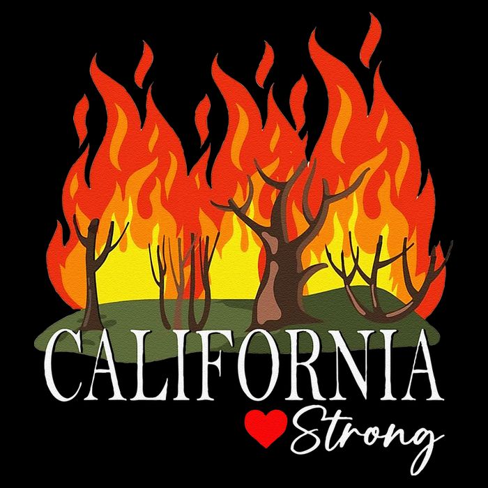 California Strong California Fire Gift 16 in Basic Backpack