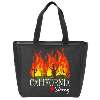 California Strong California Fire Gift Zip Tote Bag