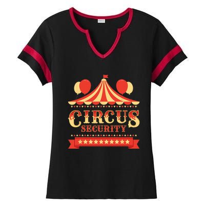 Circus Security Circus Birthday Party Circus Costume Ladies Halftime Notch Neck Tee