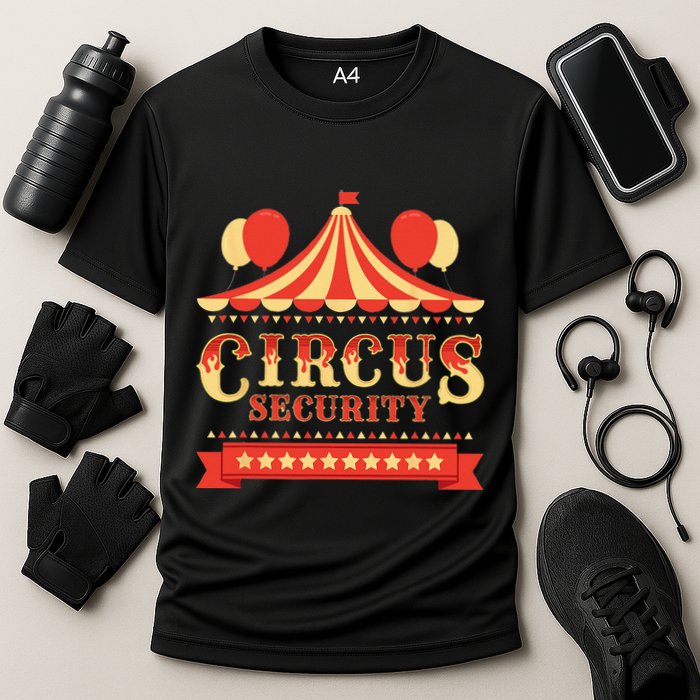 Circus Security Circus Birthday Party Circus Costume Cooling Performance Crew T-Shirt