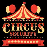 Circus Security Circus Birthday Party Circus Costume Cooling Performance Crew T-Shirt
