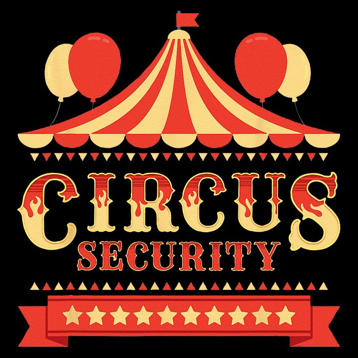 Circus Security Circus Birthday Party Circus Costume Cooling Performance Crew T-Shirt
