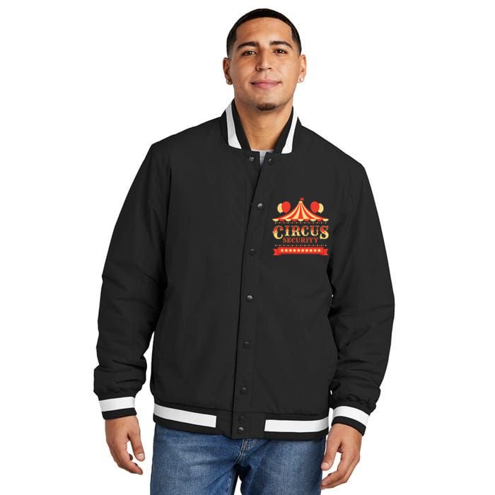 Circus Security Circus Birthday Party Circus Costume Insulated Varsity Jacket