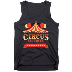 Circus Security Circus Birthday Party Circus Costume Tank Top