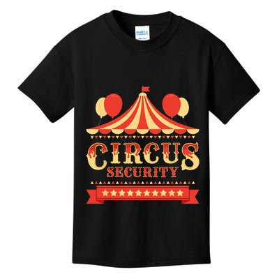 Circus Security Circus Birthday Party Circus Costume Kids T-Shirt