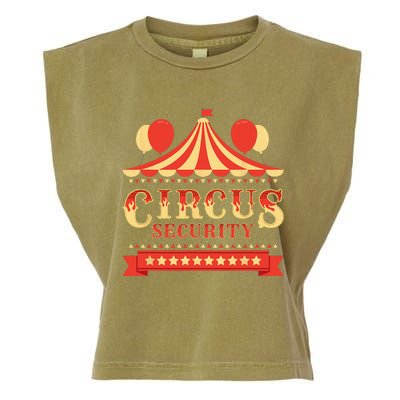 Circus Security Circus Birthday Party Circus Costume Garment-Dyed Women's Muscle Tee