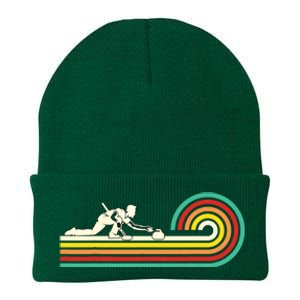 Curler Sliding Curling Stone Retro Curling Knit Cap Winter Beanie