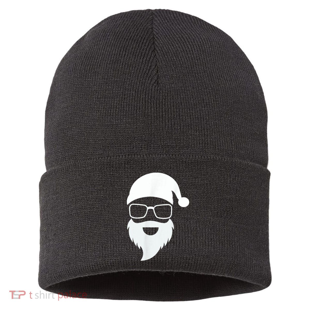 Cool Santa Clause Sustainable Knit Beanie