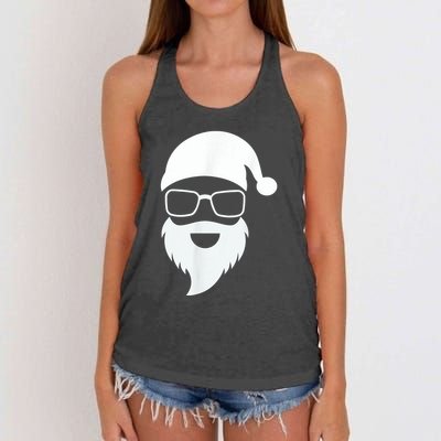 Cool Santa Clause Women's Knotted Racerback Tank